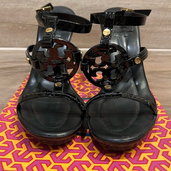 Tory Burch Heather Veg Calf Wood Heel